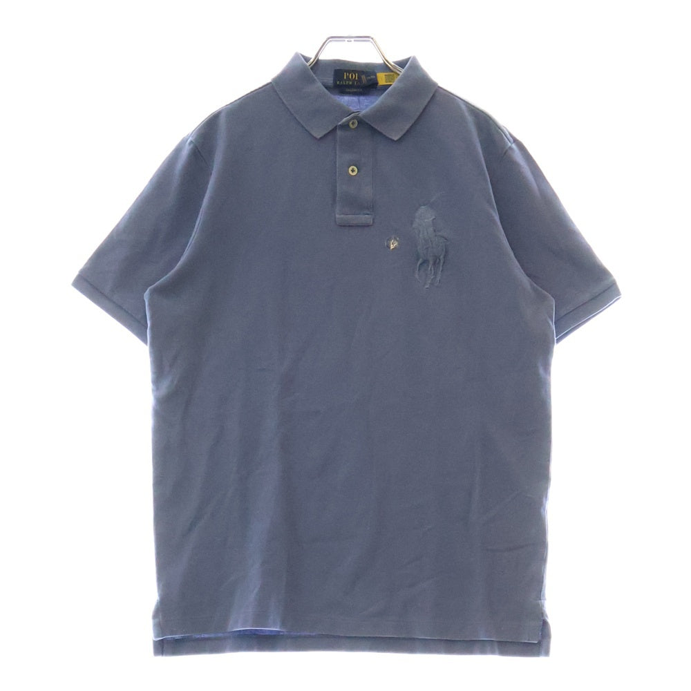 POLO RALPH LAUREN(ポロラルフローレン) Big Pony ロゴ刺繍 ビッグポニー ポロシャツ 710936508001 ライトブルー
