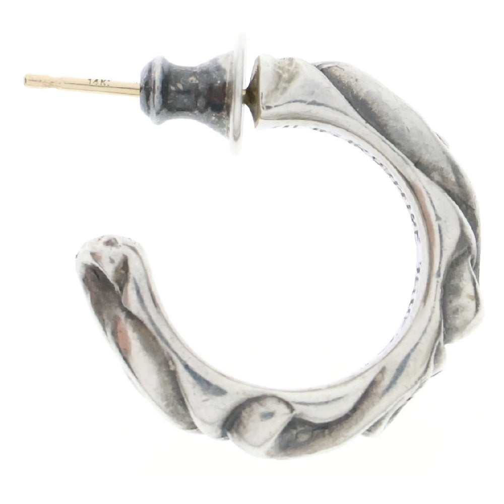 CHROME HEARTS(クロムハーツ) HOOP SCROOL スクロール フープピアス シルバー BCA102