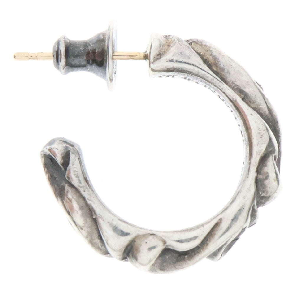 CHROME HEARTS(クロムハーツ) HOOP SCROOL スクロール フープピアス シルバー BCA102