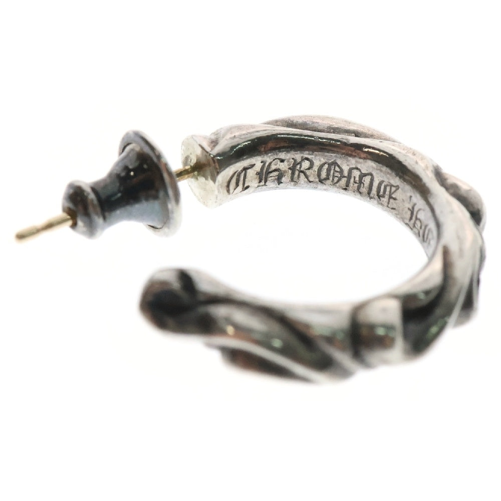 CHROME HEARTS(クロムハーツ) HOOP SCROOL スクロール フープピアス シルバー BCA102