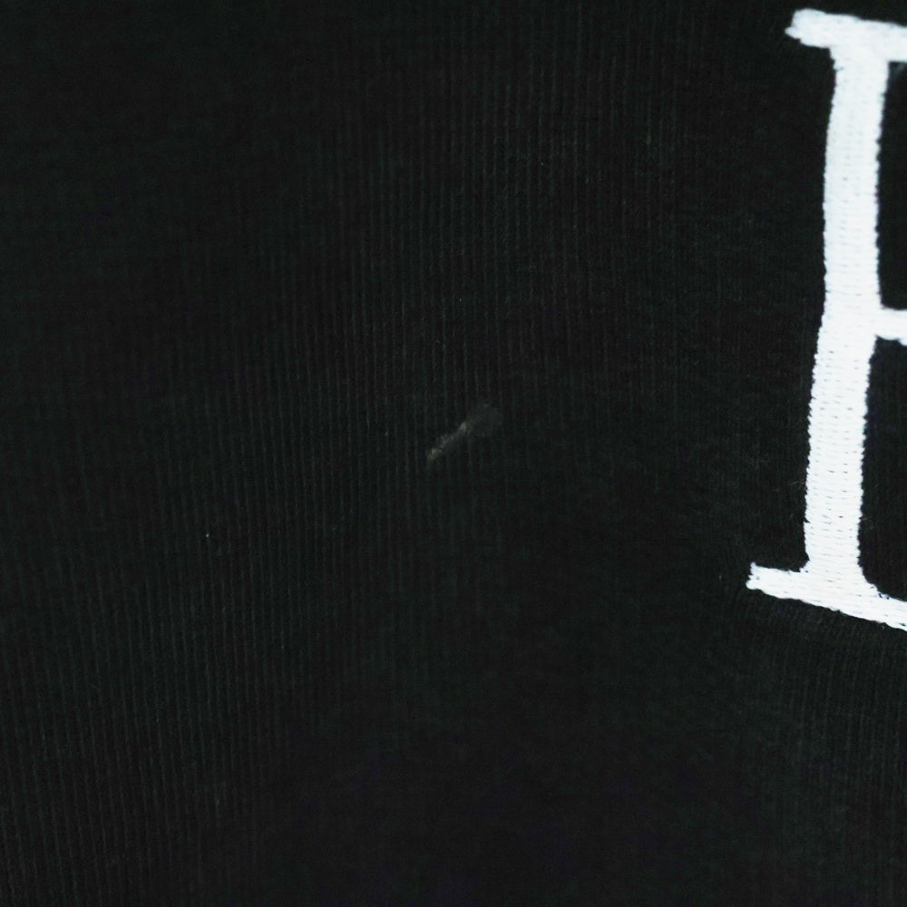 BALENCIAGA(バレンシアガ) 22AW Be differrent Hoodie デストロイ加工 Be differrent刺繍レイヤードプルオーバースウェットパーカー フーディー ブラック 720406 TNVB4