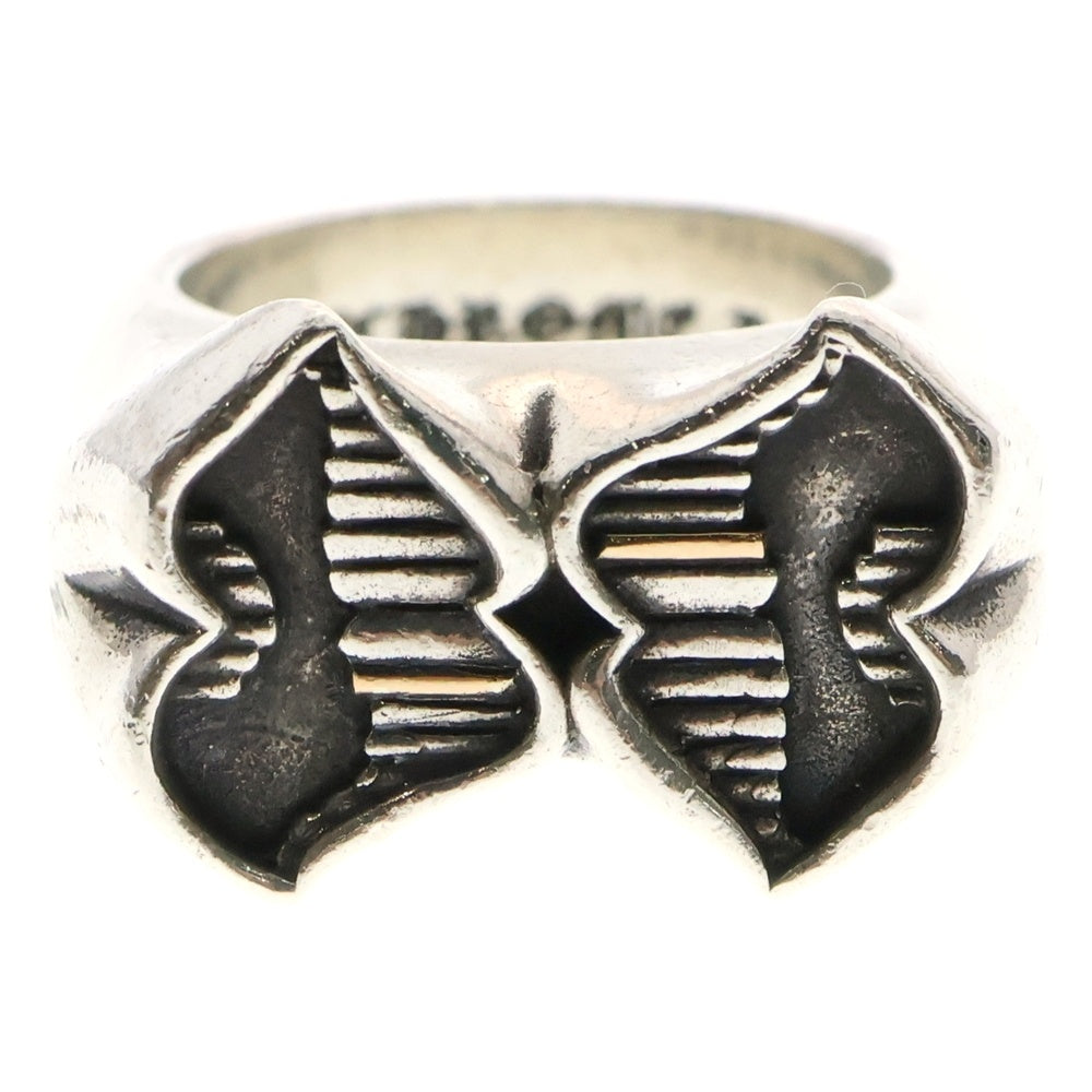 CHROME HEARTS(クロムハーツ) ダブルチョンパー シルバーリング シルバー 10号