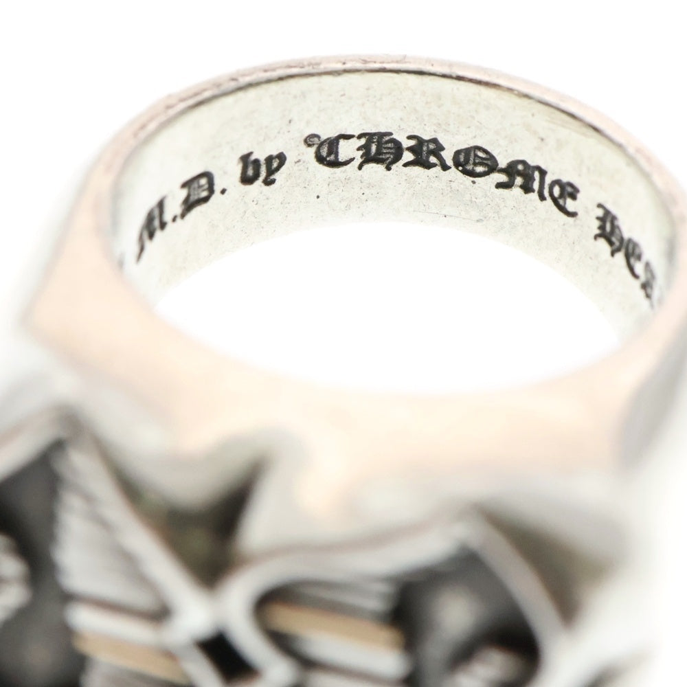 CHROME HEARTS(クロムハーツ) ダブルチョンパー シルバーリング シルバー 10号