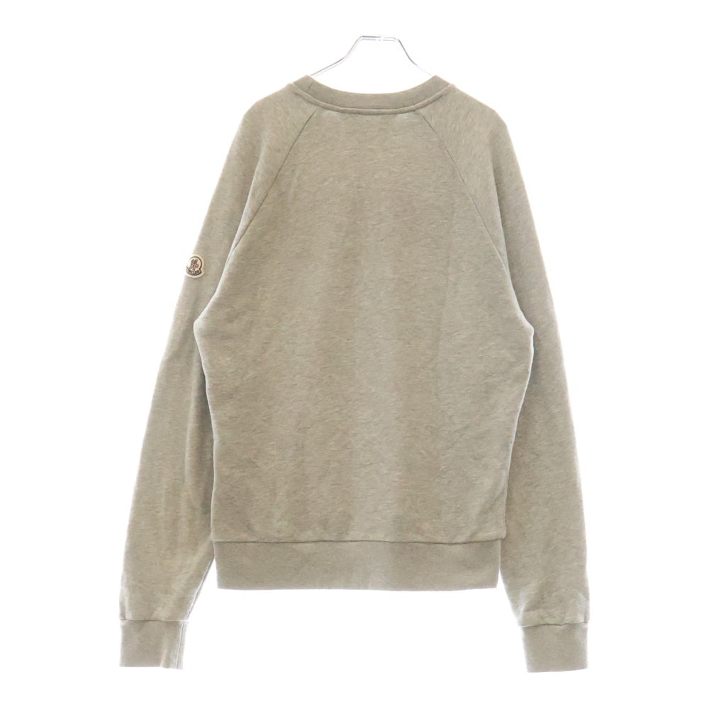MONCLER(モンクレール) MAGLIA GIROCOLLO フロント 1952プリント クルーネックスウェットシャツ トレーナー E20918030350 グレー