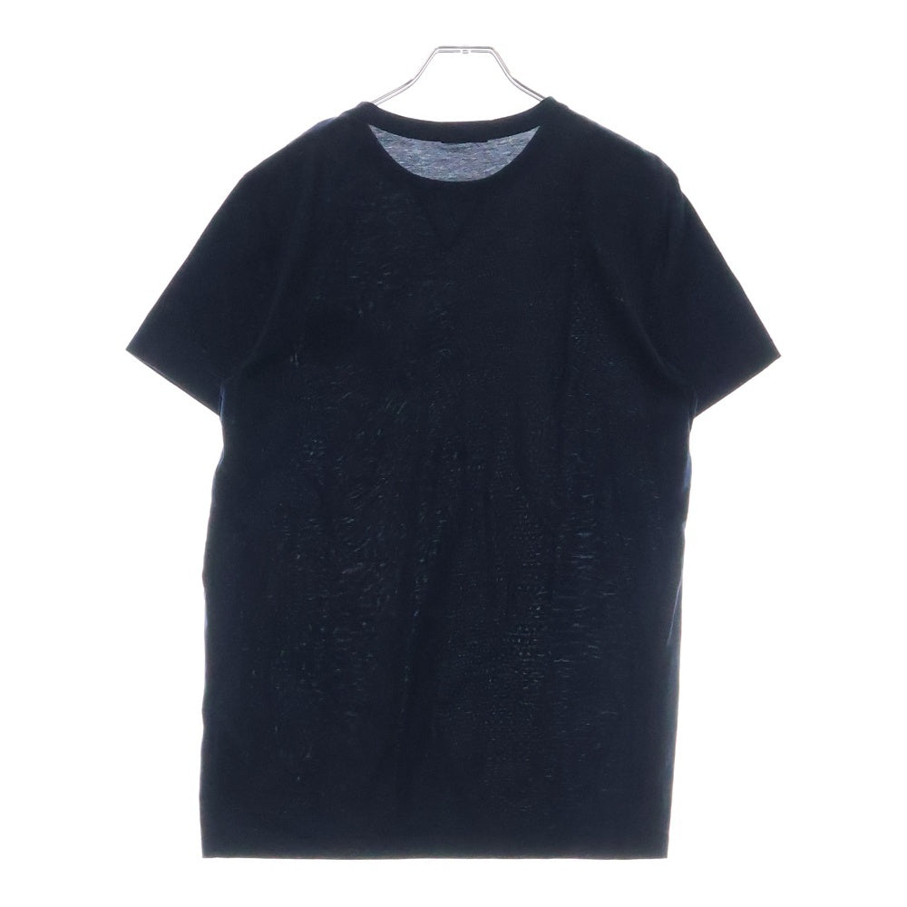 MONCLER(モンクレール) MAGLIA フロントロゴワッペン クルーネックス半袖Tシャツ ネイビー D20918032500