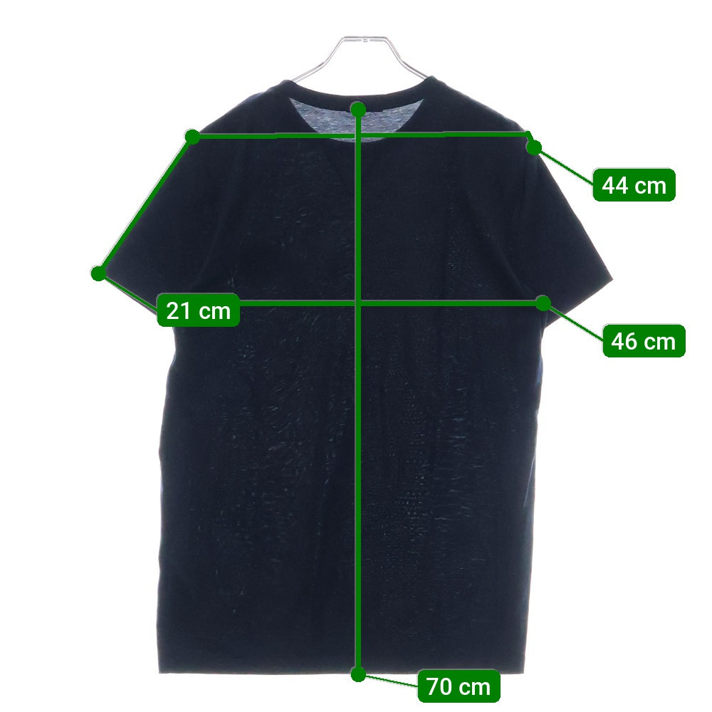 MONCLER(モンクレール) MAGLIA フロントロゴワッペン クルーネックス半袖Tシャツ ネイビー D20918032500
