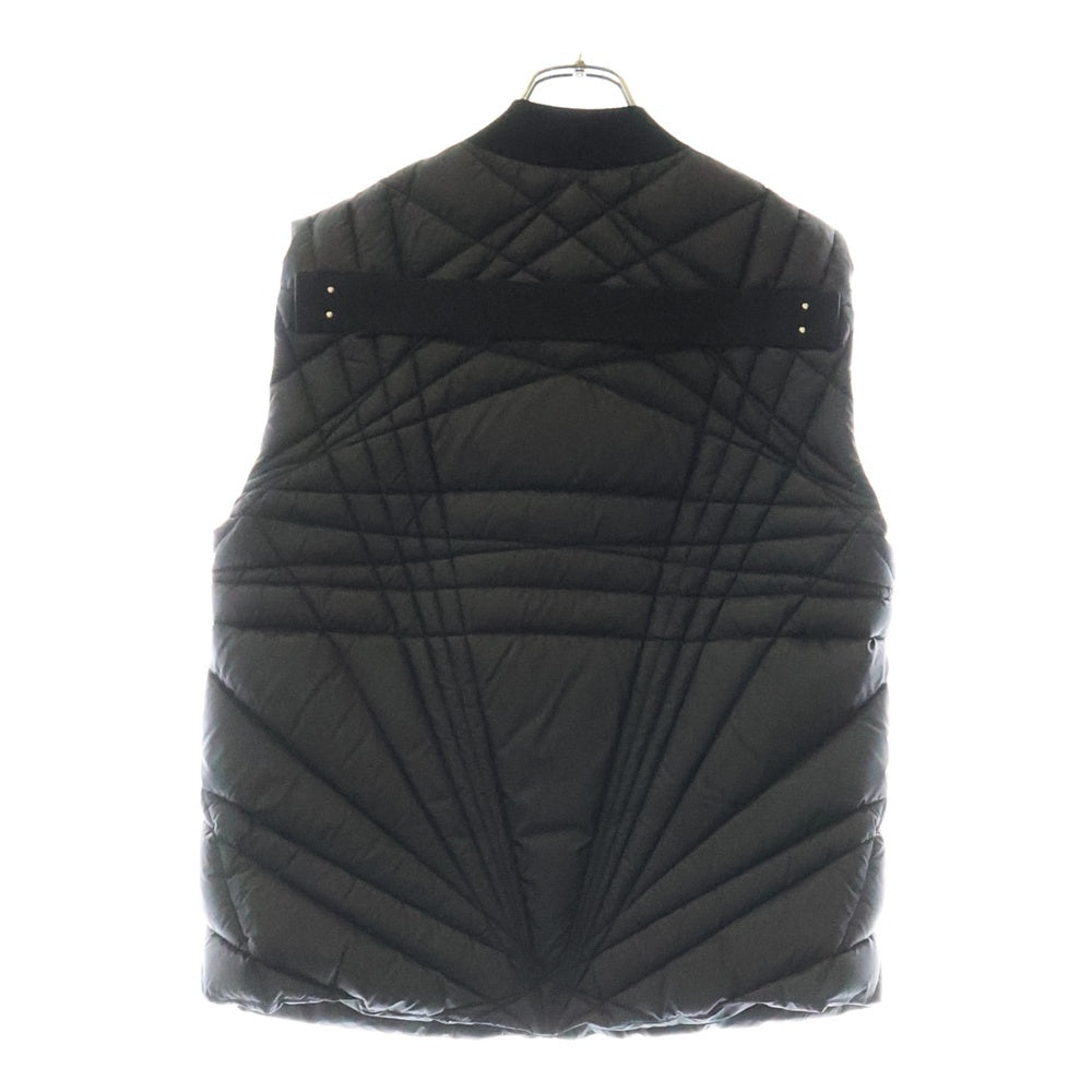 MONCLER(モンクレール) ×RICK OWENS MEGAPENTA FLIGHT VEST×リックオウエンス ダウンベストジャケット ブラック J209N1A00003