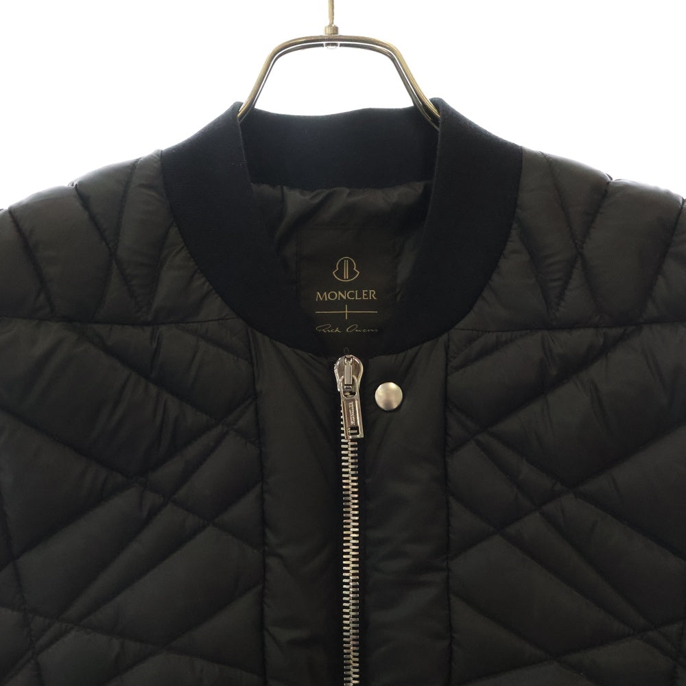 MONCLER(モンクレール) ×RICK OWENS MEGAPENTA FLIGHT VEST×リックオウエンス ダウンベストジャケット ブラック J209N1A00003
