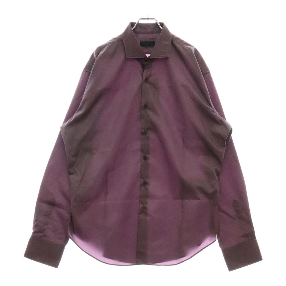 PRADA(プラダ) 24AW Re Nylon ナイロン 長袖ボタンシャツ パープル UCN572 S000 1WQ8