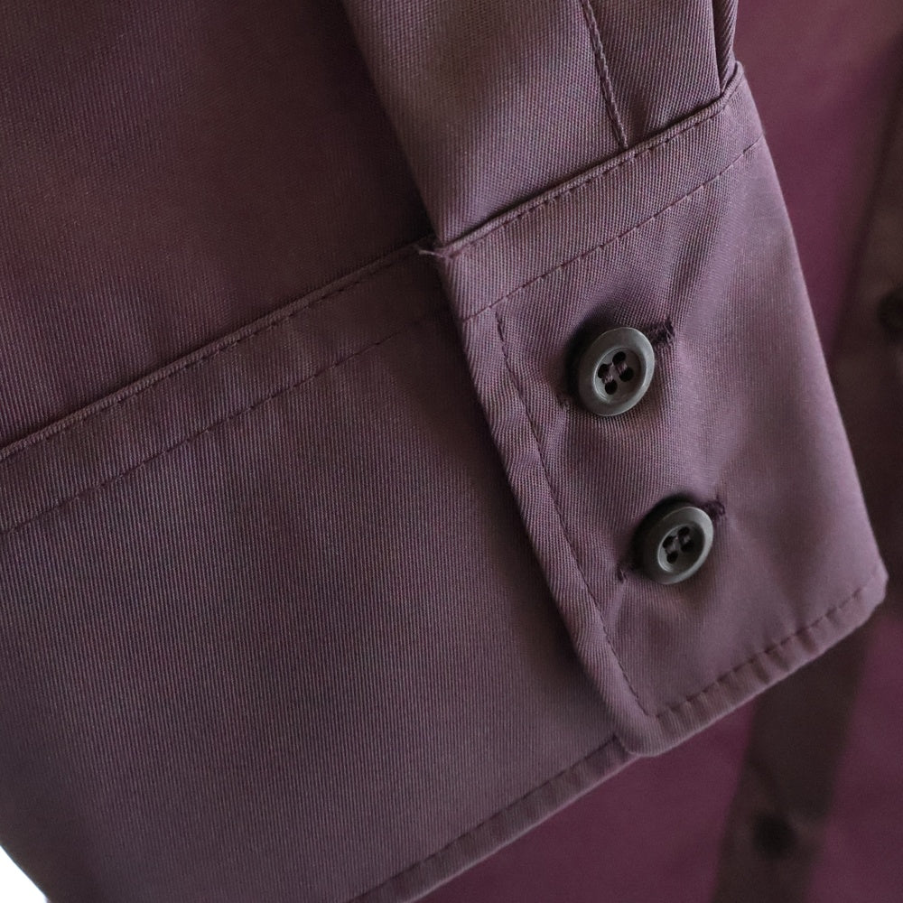 PRADA(プラダ) 24AW Re Nylon ナイロン 長袖ボタンシャツ パープル UCN572 S000 1WQ8