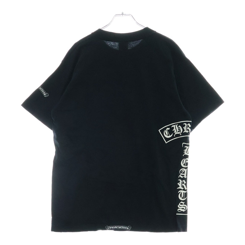CHROME HEARTS(クロムハーツ) OLD CH CROSS オールド CHクロスプリント クルーネック半袖Tシャツ ブラック