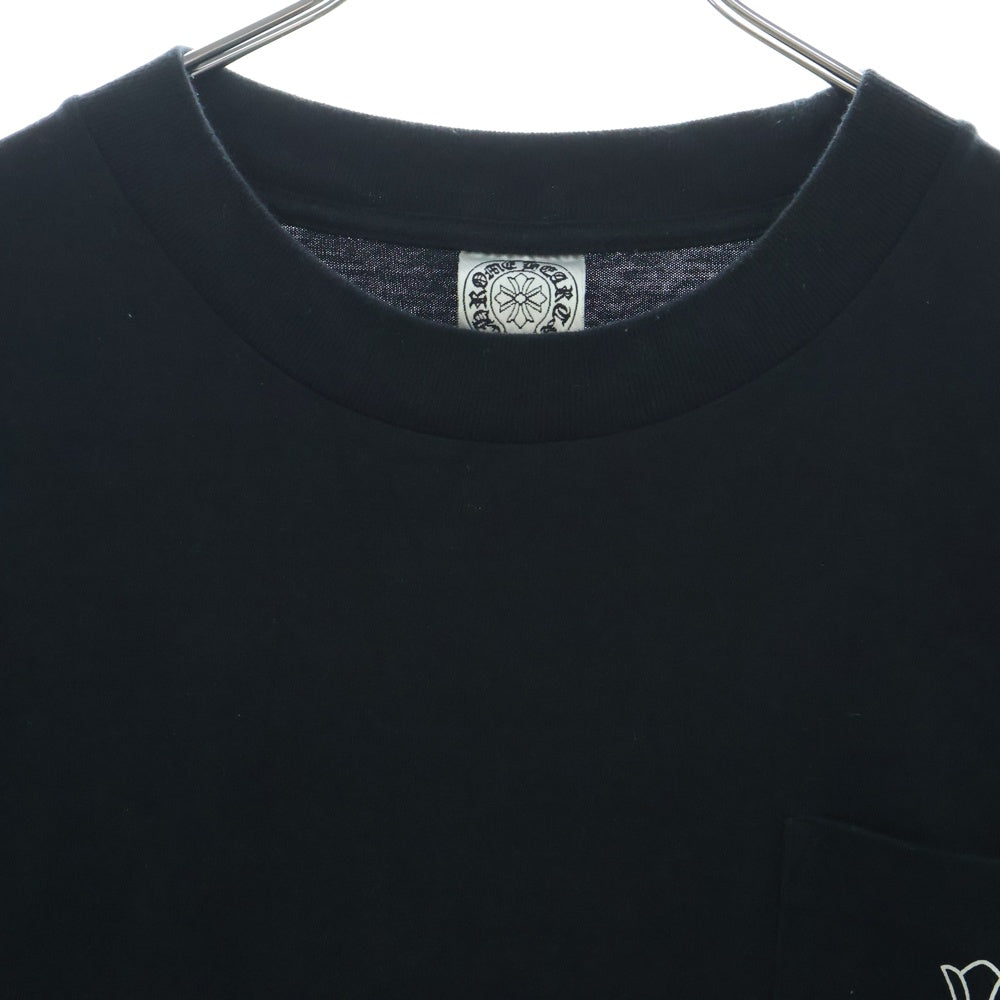 CHROME HEARTS(クロムハーツ) OLD CH CROSS オールド CHクロスプリント クルーネック半袖Tシャツ ブラック