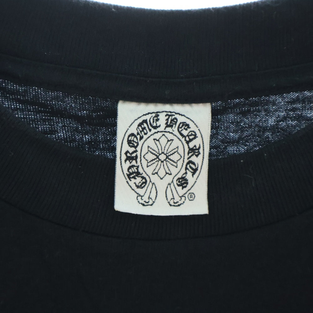 CHROME HEARTS(クロムハーツ) OLD CH CROSS オールド CHクロスプリント クルーネック半袖Tシャツ ブラック