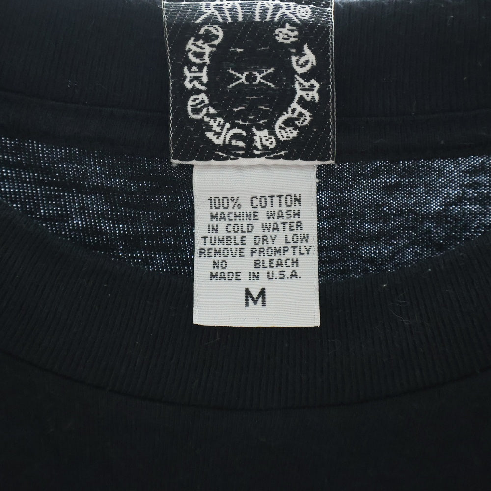 CHROME HEARTS(クロムハーツ) OLD CH CROSS オールド CHクロスプリント クルーネック半袖Tシャツ ブラック