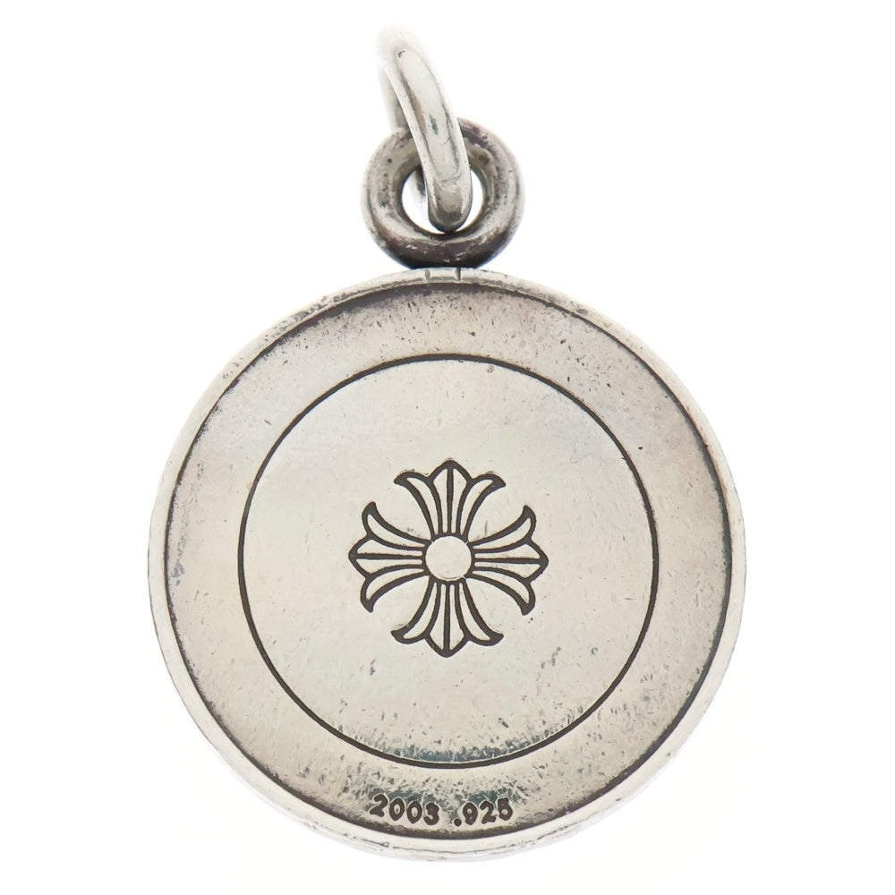 CHROME HEARTS(クロムハーツ) CHRM ANGL MDL エンジェルメダルチャーム V2 シルバーネックレストップ
