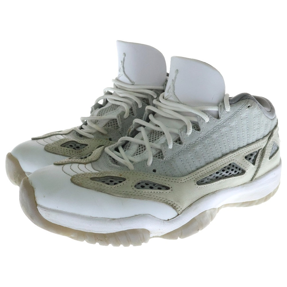 NIKE(ナイキ) AIR JORDAN 11 LOW IE Light Orewood Brown エアジョーダン11 ロー ライトオレウッドブラウン ローカットスニーカー 919712-102 グレー/ホワイト US9.5/27.5cm