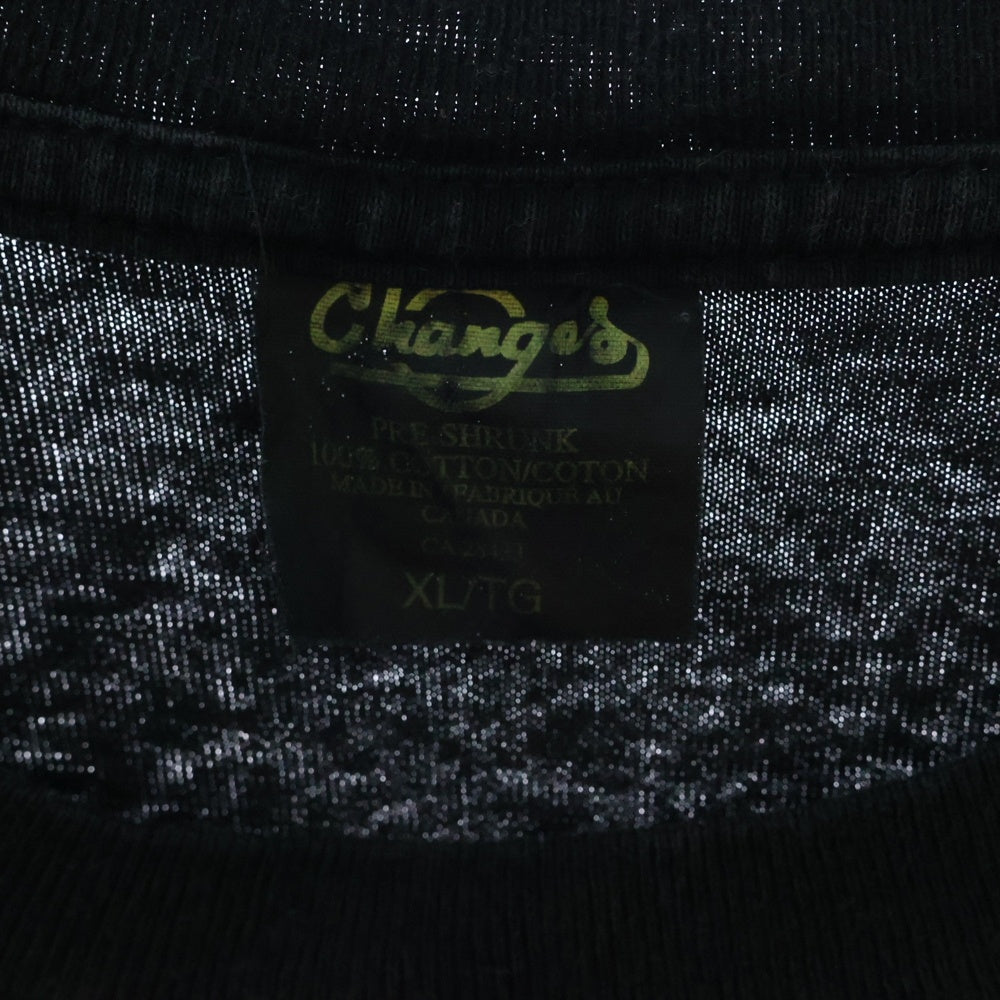 VINTAGE(ヴィンテージ) 90s Mo Money モマネー フロントプリント クルーネック 半袖Tシャツ ブラック