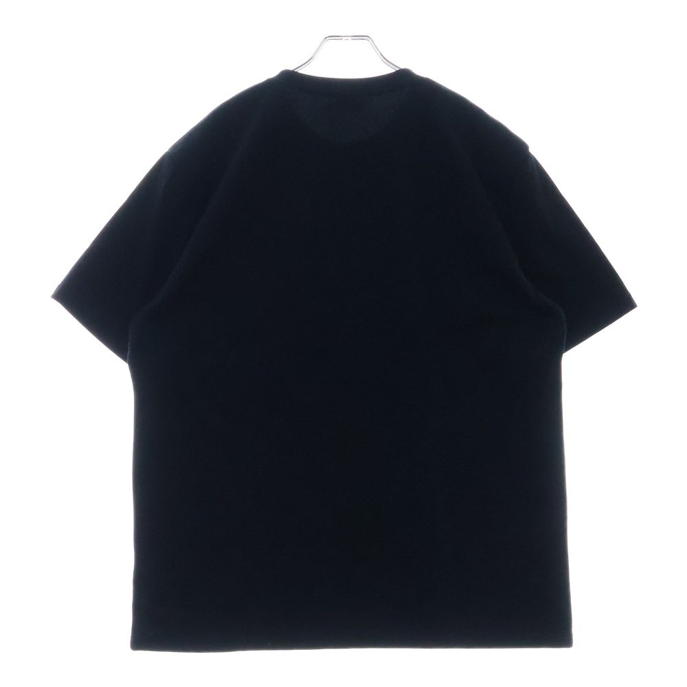 COLUMN(コラム) レザーパッチポケット クルーネックTシャツ 42-230-13-060005 ブラック