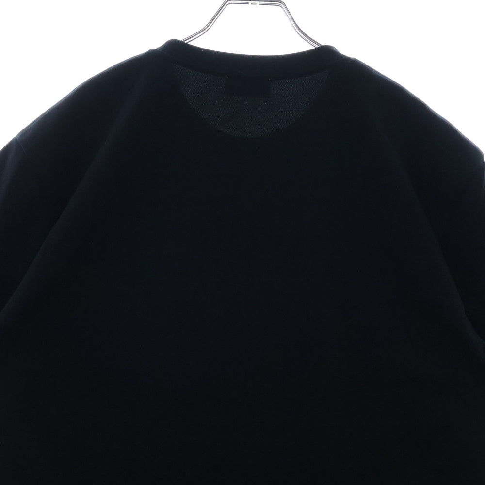 COLUMN(コラム) レザーパッチポケット クルーネックTシャツ 42-230-13-060005 ブラック