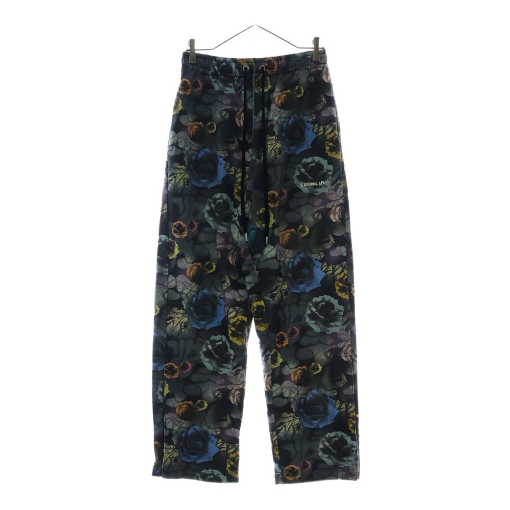 A BATHING APE(アベイシングエイプ) FLORAL CAMO SWEAT PANTS フローラルカモ スウェットパンツ 001PTK801302M マルチ