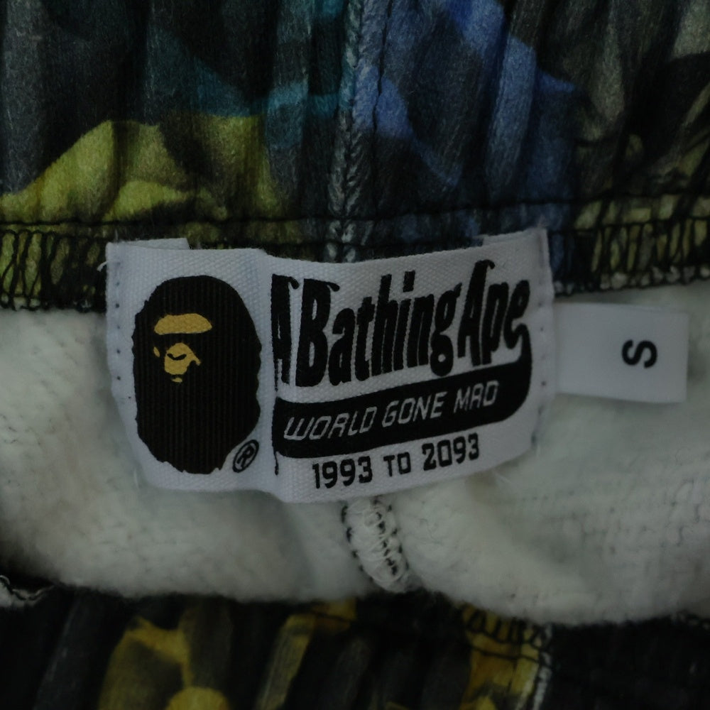 A BATHING APE(アベイシングエイプ) FLORAL CAMO SWEAT PANTS フローラルカモ スウェットパンツ 001PTK801302M マルチ