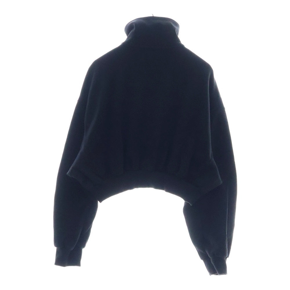 Calvin Klein Jeans(カルバンクラインジーンズ) Embossed Half Zip Sweatshirt エンボス ハーフジップ スウェット ブラック