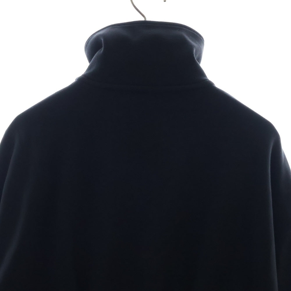 Calvin Klein Jeans(カルバンクラインジーンズ) Embossed Half Zip Sweatshirt エンボス ハーフジップ スウェット ブラック