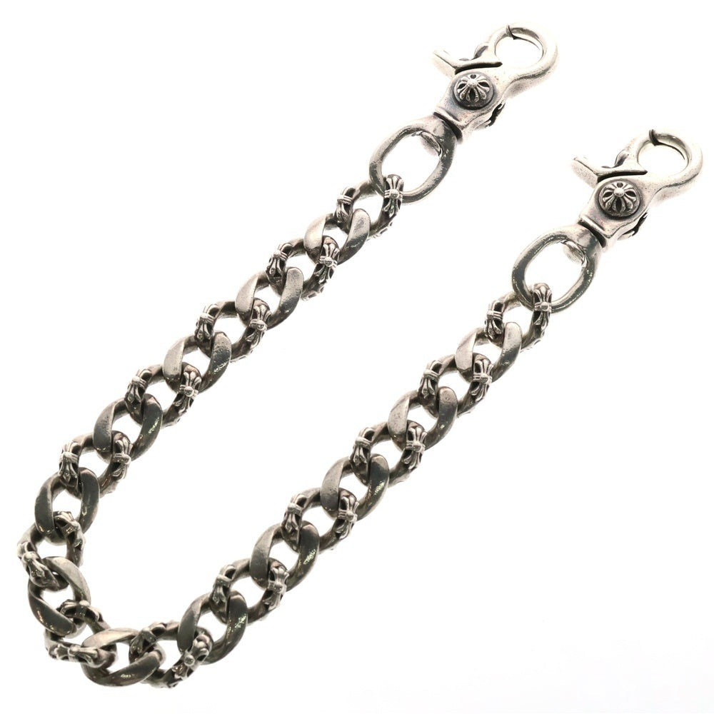 CHROME HEARTS(クロムハーツ) FANCY SHORT-T/2クリップショートファンシー ウォレットチェーン シルバー BCA077