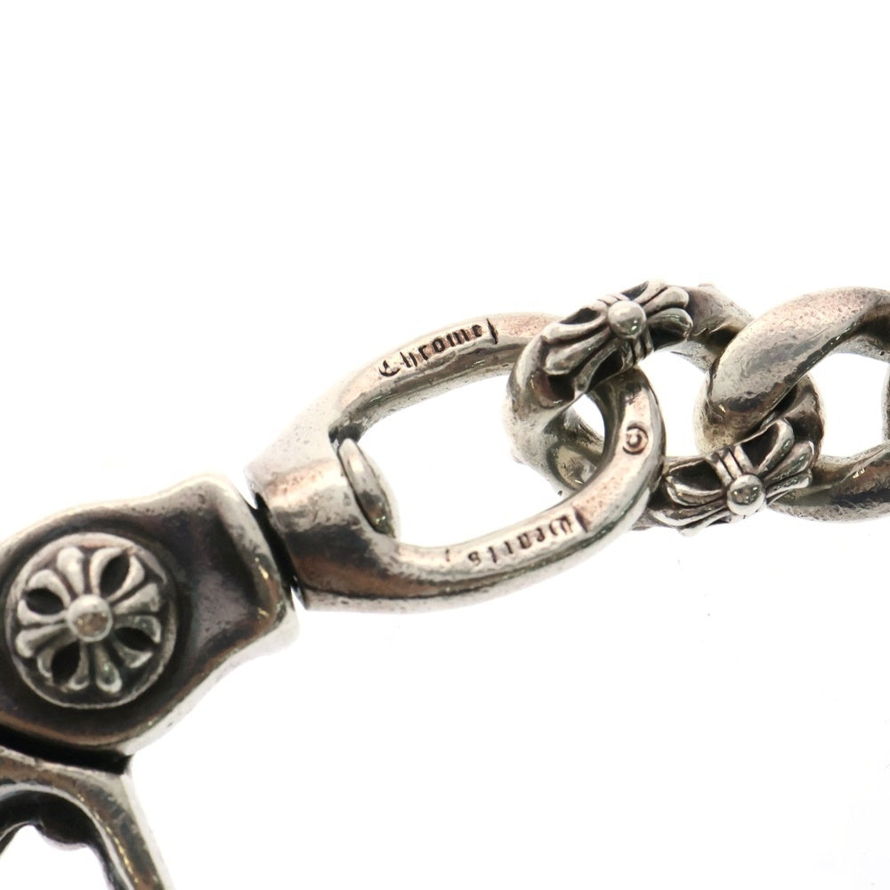 CHROME HEARTS(クロムハーツ) FANCY SHORT-T/2クリップショートファンシー ウォレットチェーン シルバー BCA077