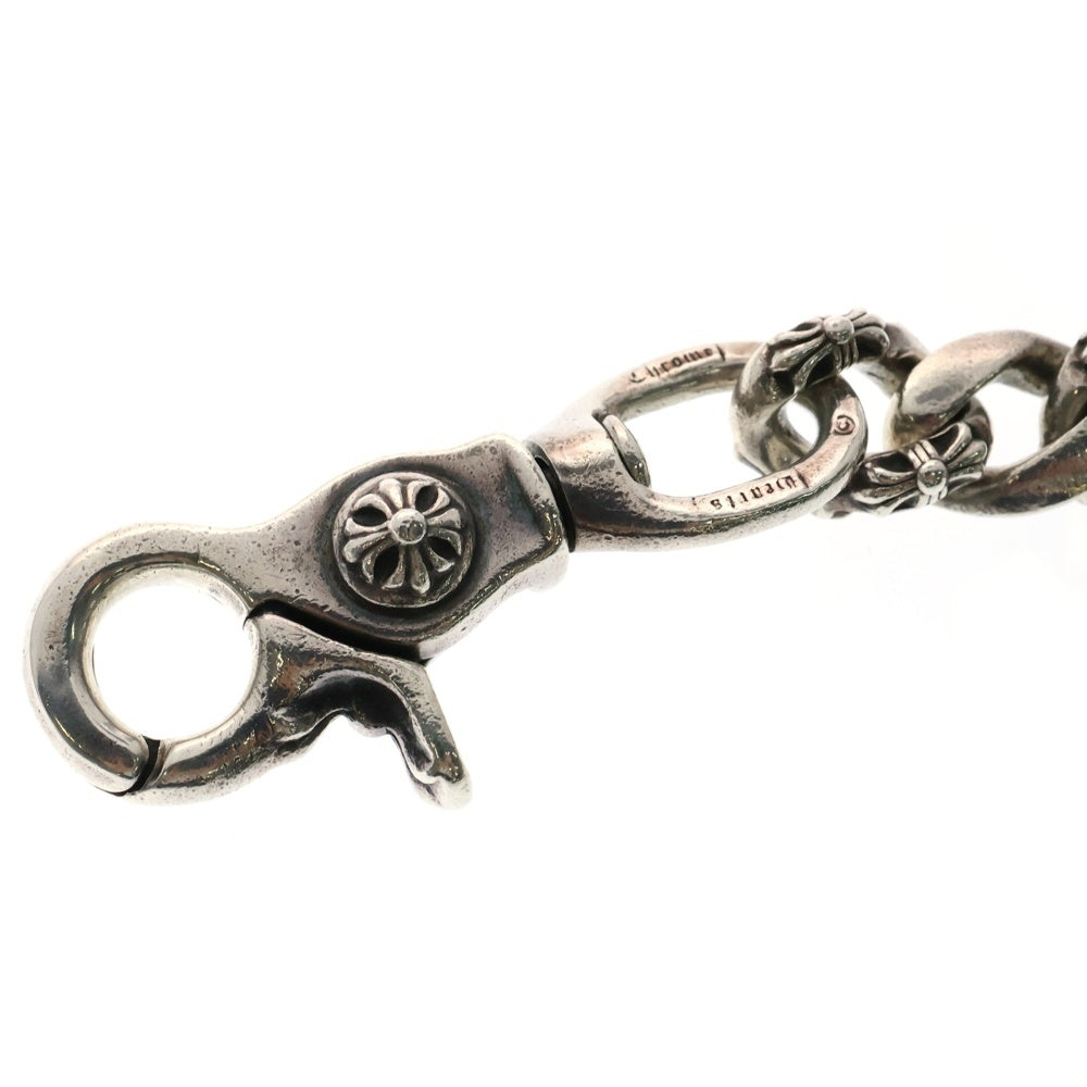 CHROME HEARTS(クロムハーツ) FANCY SHORT-T/2クリップショートファンシー ウォレットチェーン シルバー BCA077