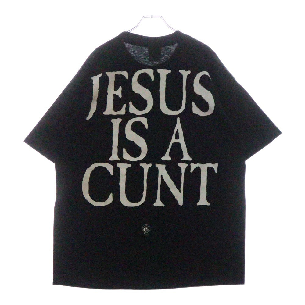 VINTAGE(ヴィンテージ) 90s CRADLE OF FILTH Vestal Masturbation T-Shirt ヴェスタル・マスターベーション 両面プリント クルーネック半袖Tシャツカットソー ブラック