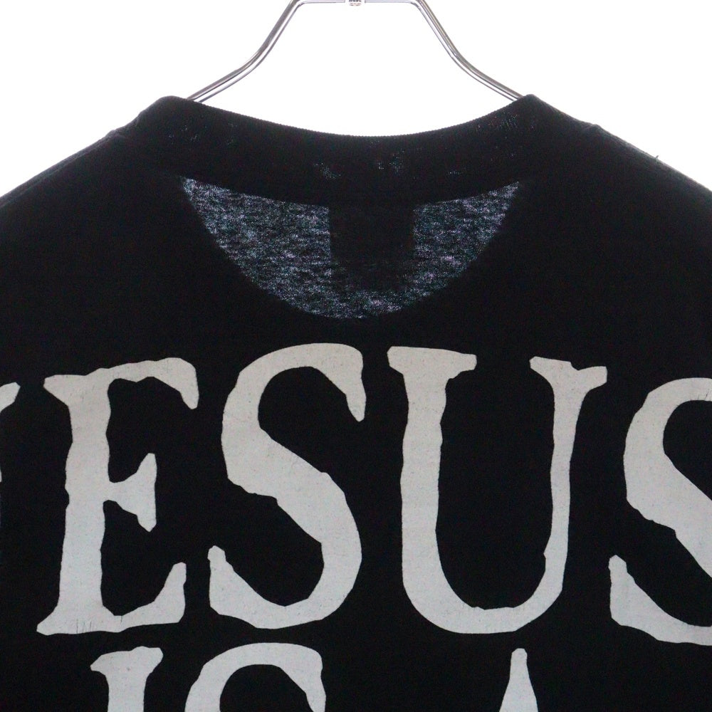 VINTAGE(ヴィンテージ) 90s CRADLE OF FILTH Vestal Masturbation T-Shirt ヴェスタル・マスターベーション 両面プリント クルーネック半袖Tシャツカットソー ブラック