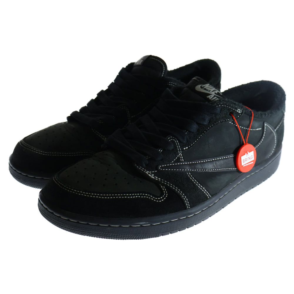 NIKE(ナイキ) ×TRAVIS SCOTT AIR JORDAN 1 LOW OG SP BLACK PHANTOM トラヴィススコット エアジョーダン1 ローカットスニーカー US10.5/28.5cm DM7866-001