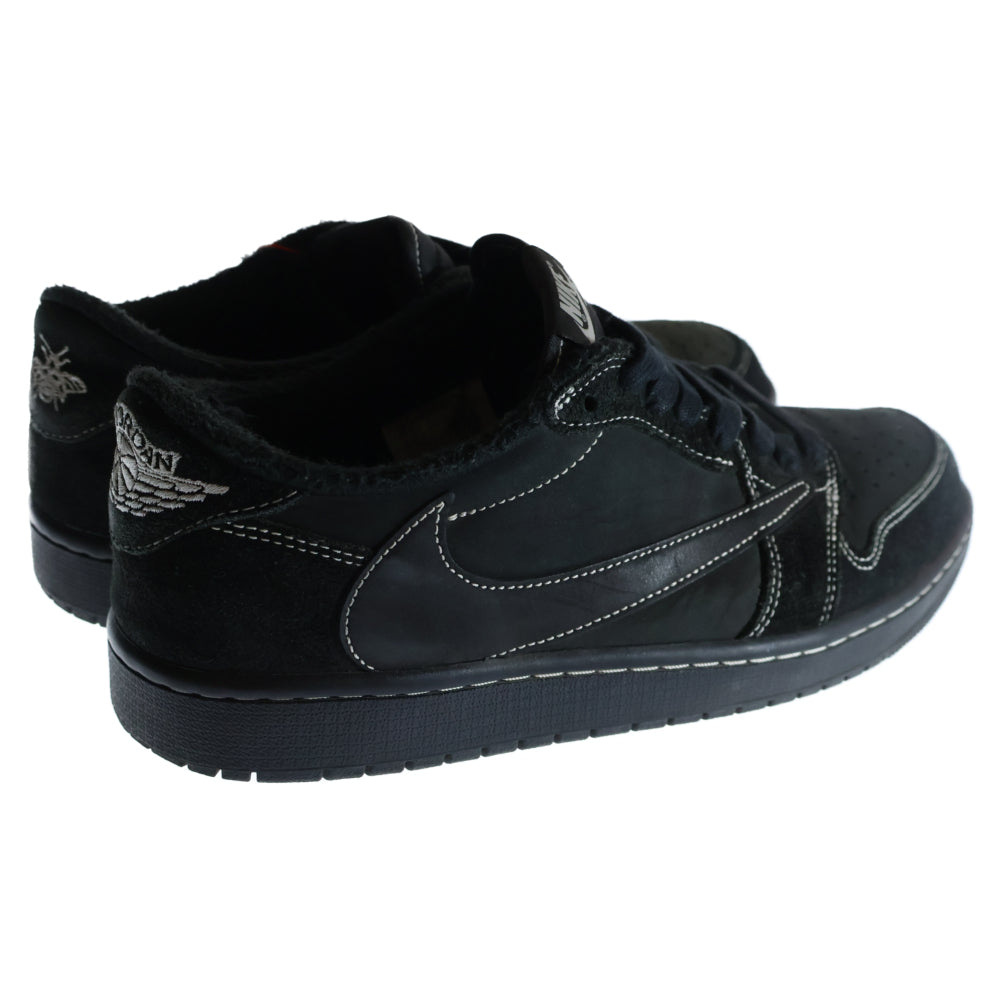 NIKE(ナイキ) ×TRAVIS SCOTT AIR JORDAN 1 LOW OG SP BLACK PHANTOM トラヴィススコット エアジョーダン1 ローカットスニーカー US10.5/28.5cm DM7866-001