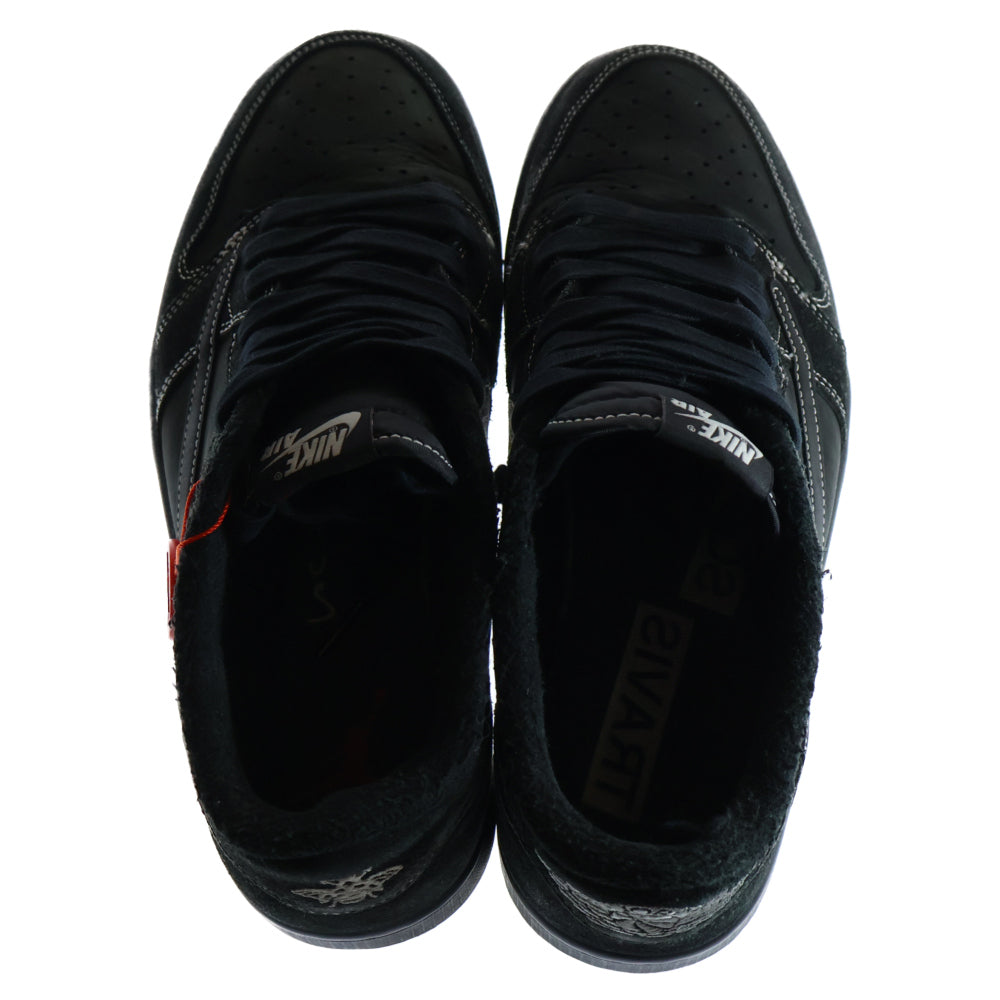 NIKE(ナイキ) ×TRAVIS SCOTT AIR JORDAN 1 LOW OG SP BLACK PHANTOM トラヴィススコット エアジョーダン1 ローカットスニーカー US10.5/28.5cm DM7866-001