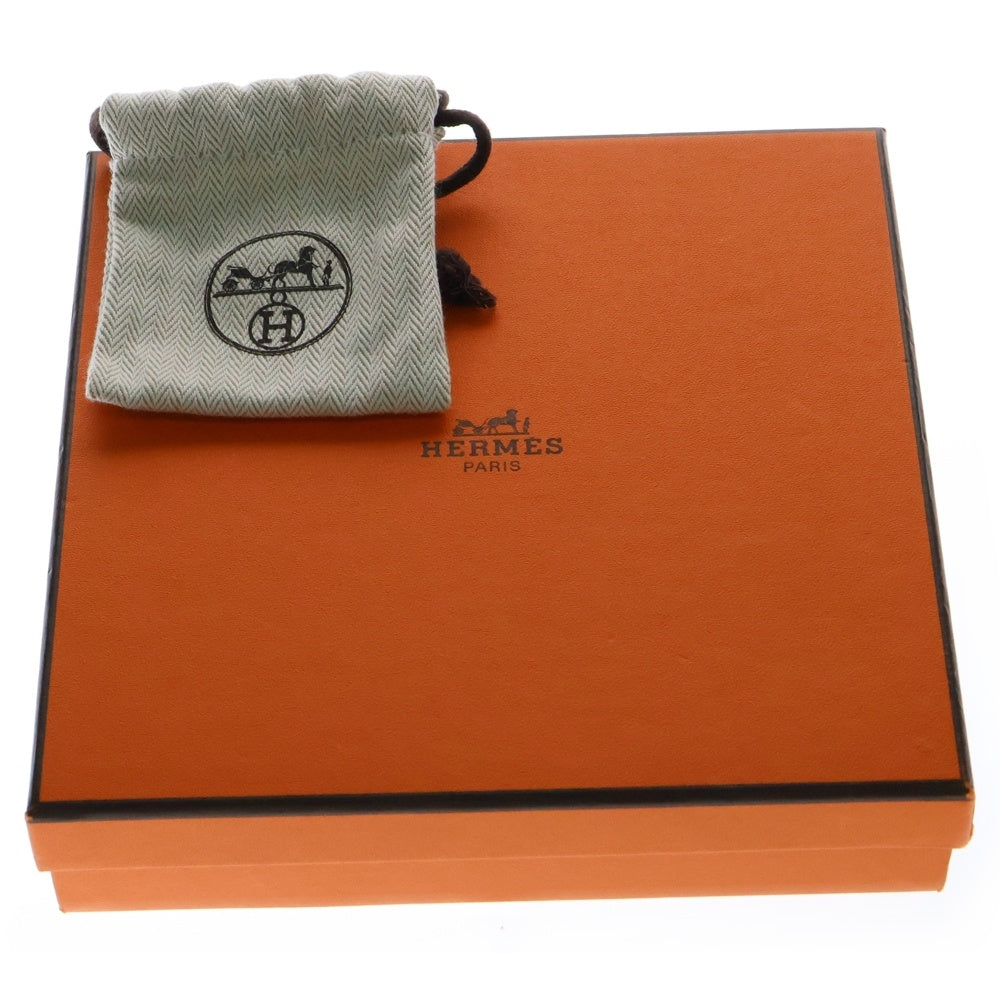 HERMES(エルメス) P刻印 Hロゴバックル リバーシブルレザーベルト ブラック/オレンジ