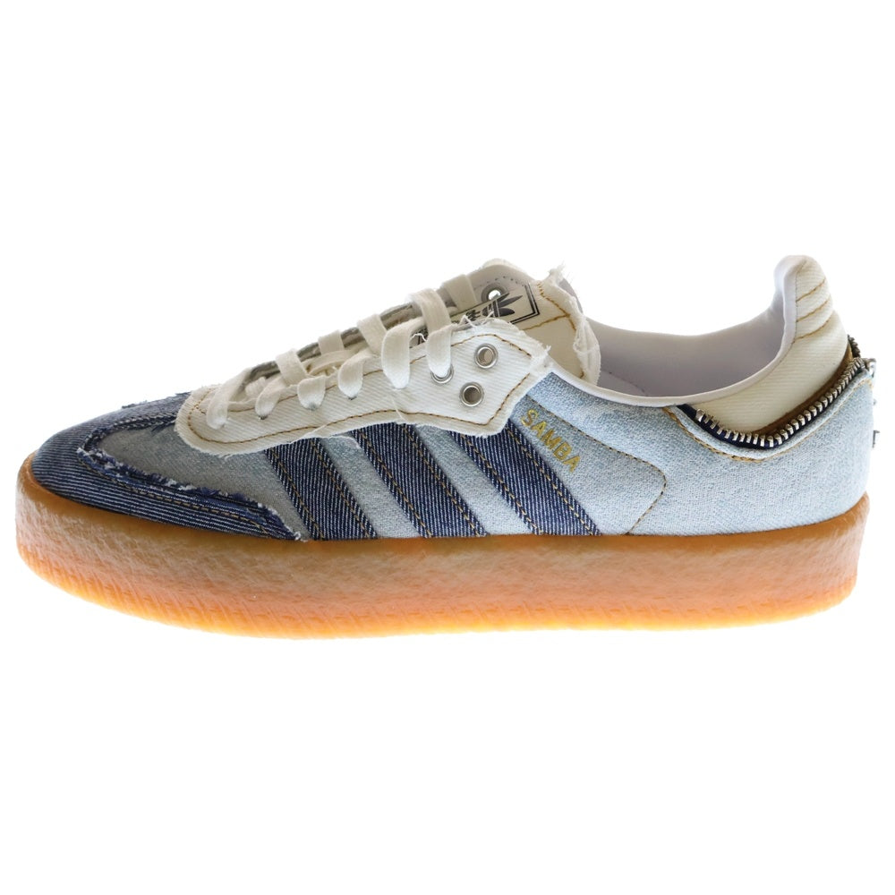 adidas(アディダス) ×atmos WMNS Sambae Denim アトモス ウィメンズ サンベイ デニム ローカットスニーカー II0001 インディゴ レディース