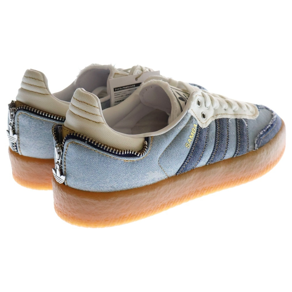 adidas(アディダス) ×atmos WMNS Sambae Denim アトモス ウィメンズ サンベイ デニム ローカットスニーカー II0001 インディゴ レディース