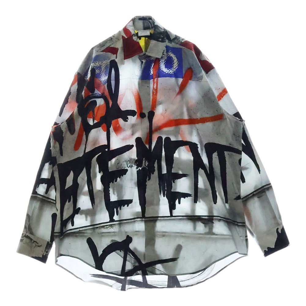 VETEMENTS(ヴェトモン) 23AW GRAPHIC LS SHIRT グラフィック 長袖シャツ UE54SH340G マルチ