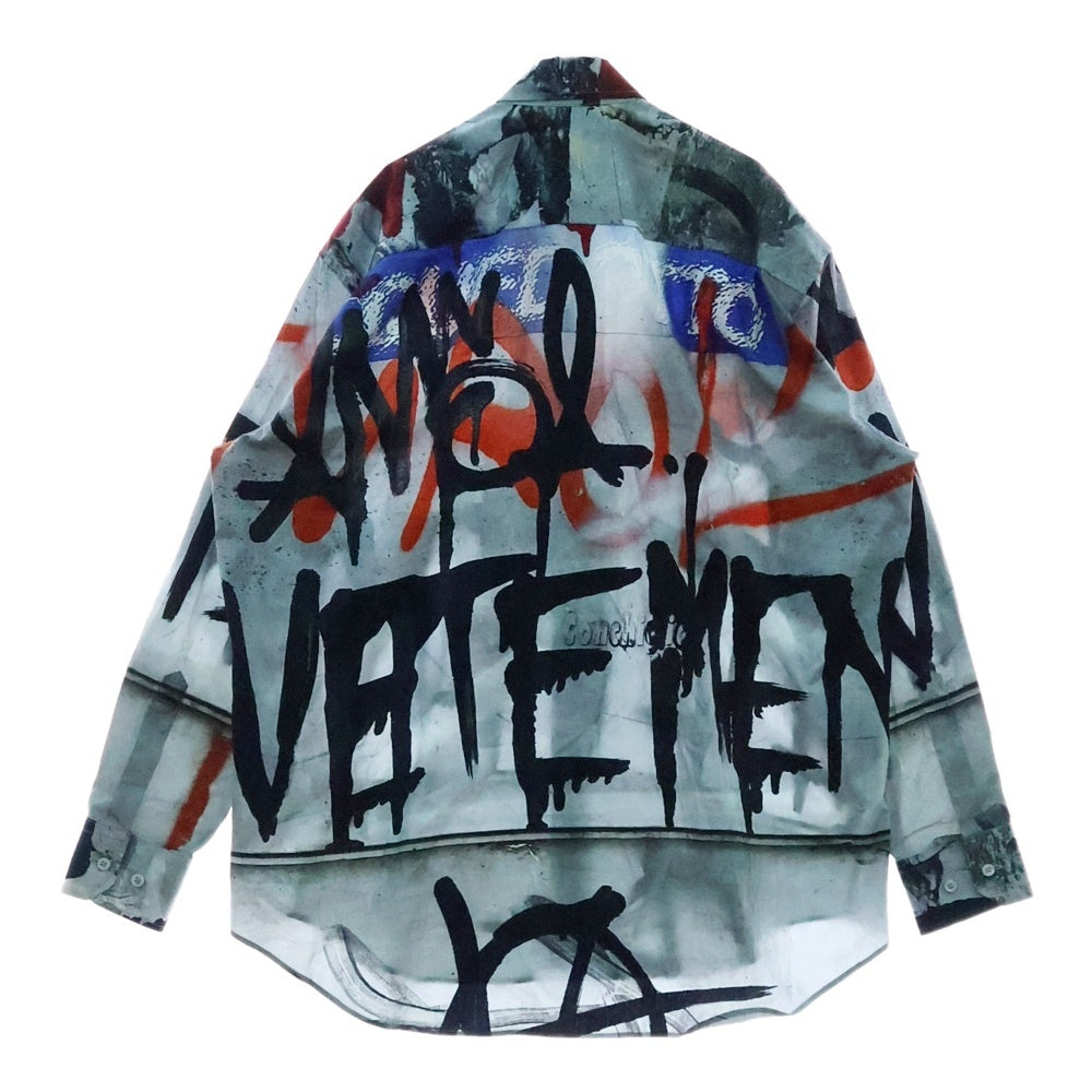 VETEMENTS(ヴェトモン) 23AW GRAPHIC LS SHIRT グラフィック 長袖シャツ UE54SH340G マルチ