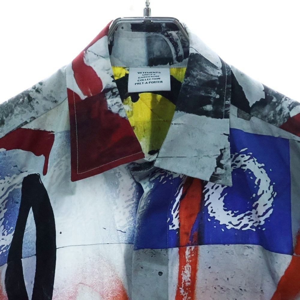 VETEMENTS(ヴェトモン) 23AW GRAPHIC LS SHIRT グラフィック 長袖シャツ UE54SH340G マルチ