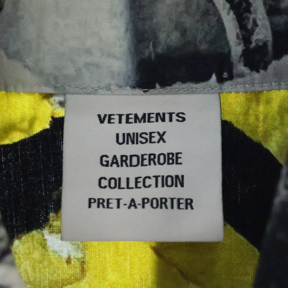 VETEMENTS(ヴェトモン) 23AW GRAPHIC LS SHIRT グラフィック 長袖シャツ UE54SH340G マルチ