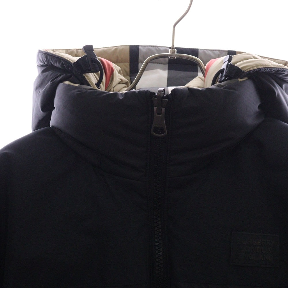 BURBERRY(バーバリー) ノバチェック フーディージップアップ ダウンジャケット 8033115 ベージュ