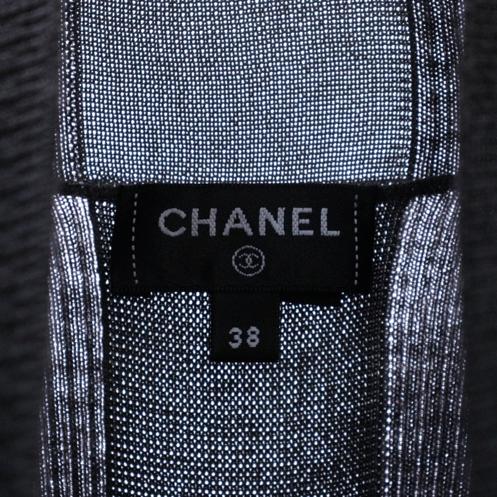 CHANEL(シャネル) ココマーク タートルネック 長袖ニットセーター グレー P77800K11276