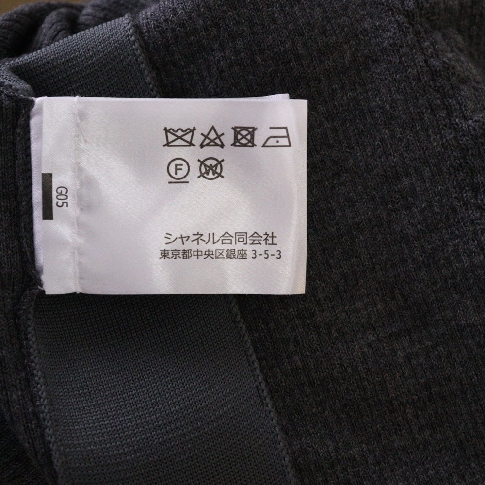 CHANEL(シャネル) ココマーク タートルネック 長袖ニットセーター グレー P77800K11276