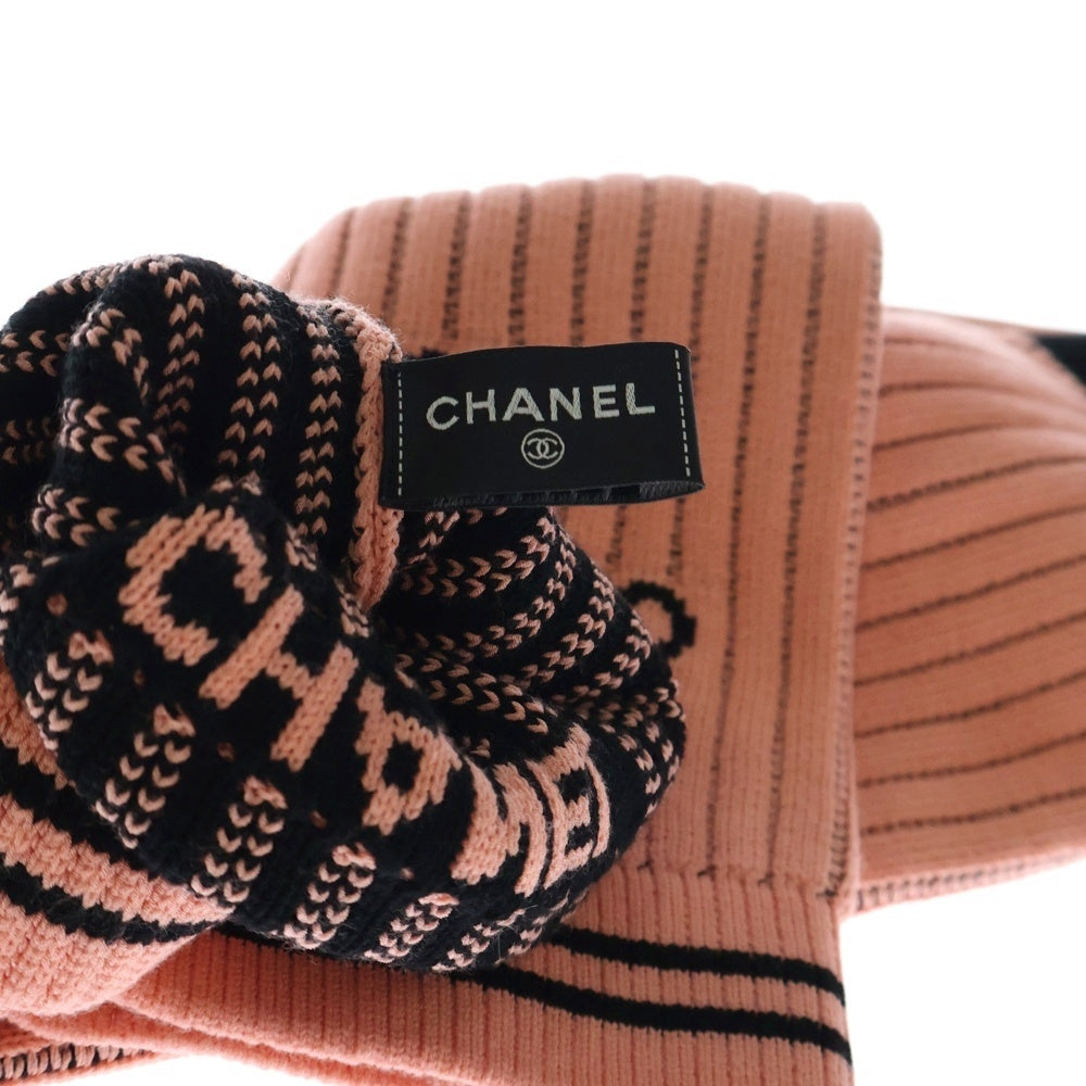 CHANEL(シャネル) 24C ココマーク ゲートル レッグウォーマー ピンク/ブラック レディース