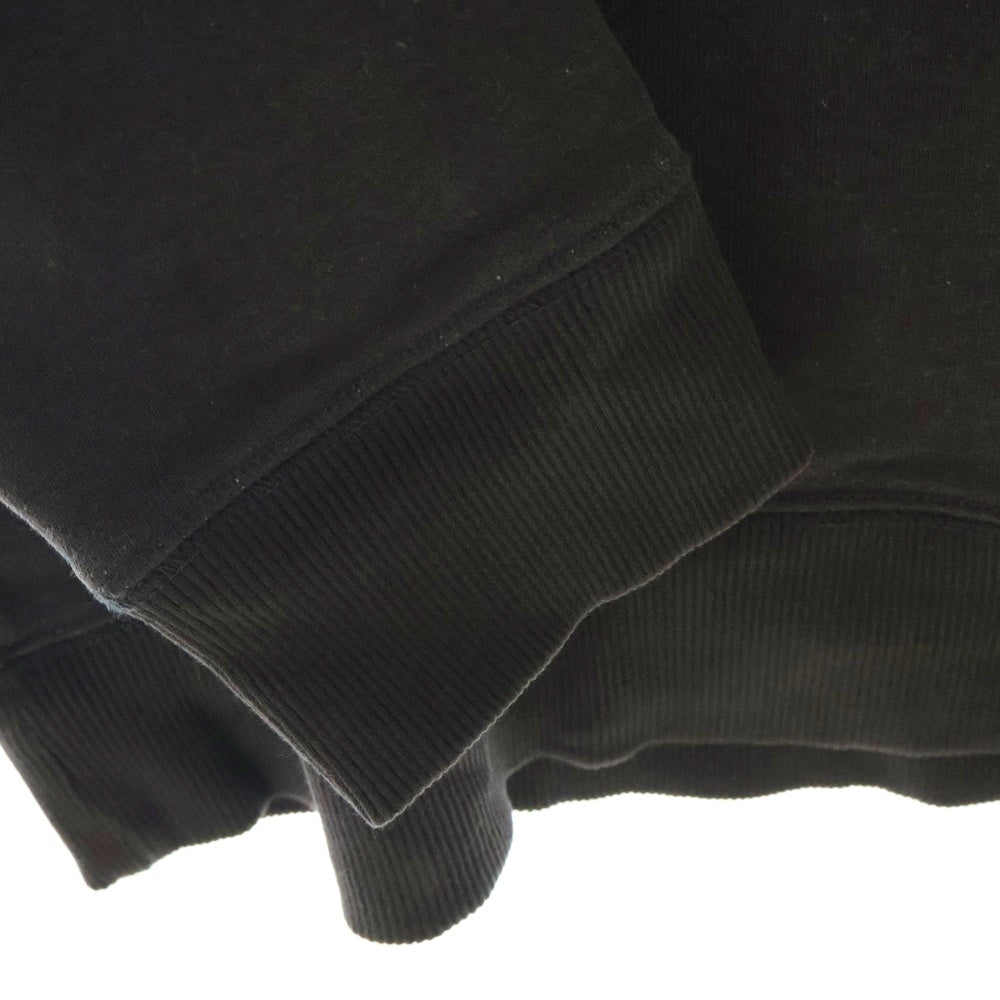 CHROME HEARTS(クロムハーツ) GRP Y NOT VERTICAL LOGO SWTSHRT ワイノット ヴァーティカルロゴ刺繍 クルーネックスウェットトレーナー グレー
