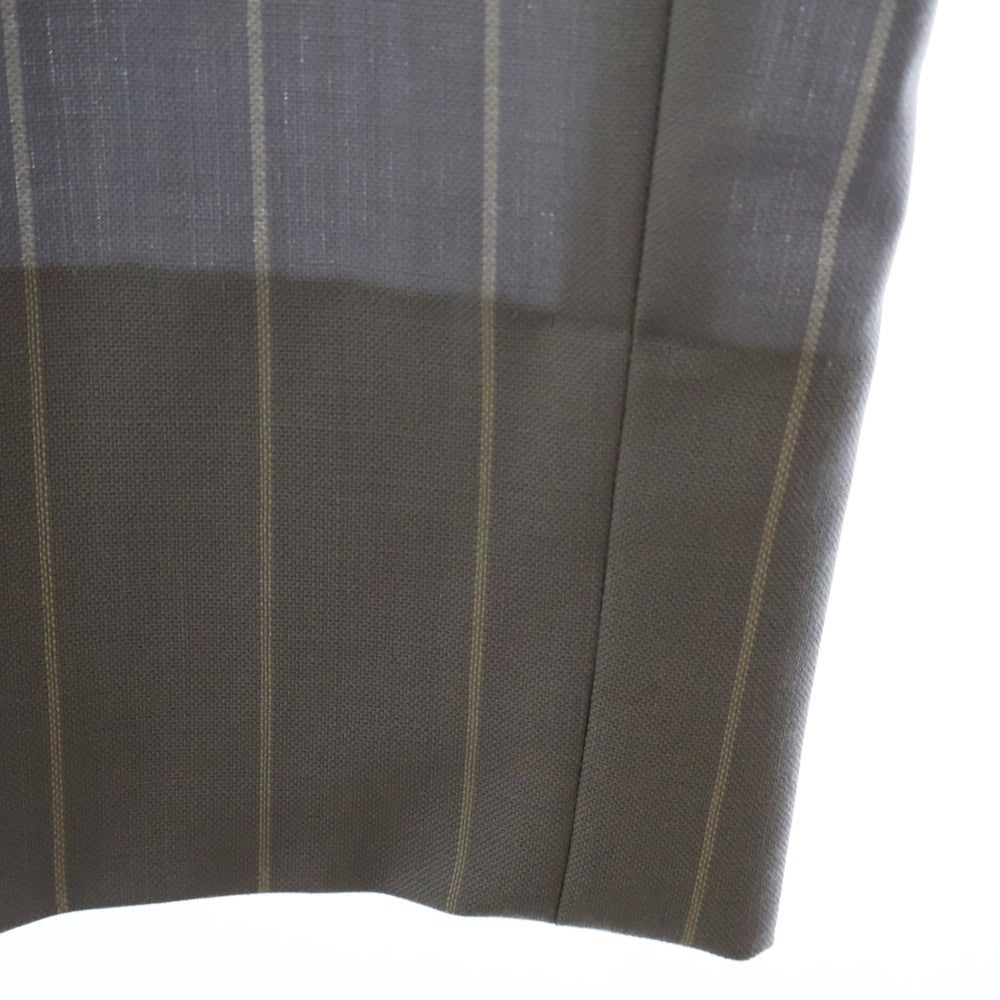 WACKO MARIA(ワコマリア) STRIPED PLEATED TROUSERS ストライプ プリーツ トラウザー パンツ 22FW-WMP-TR20 ライトブルー