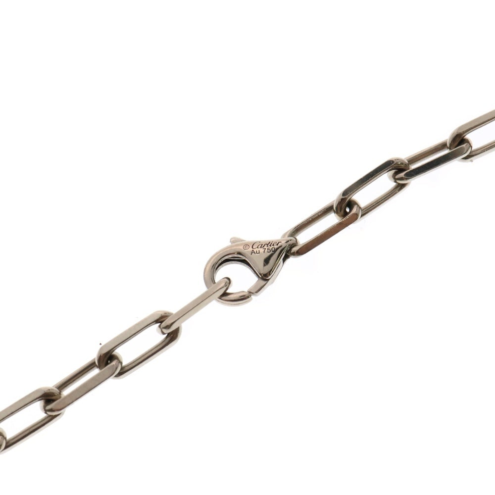 Cartier(カルティエ) K18WG サントスドゥカルティエ ネックレス Au750WG SXT387 ホワイトゴールド