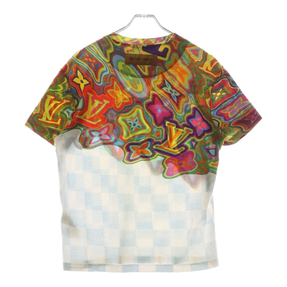 LOUIS VUITTON(ルイヴィトン) 21SS プリンテッドダミエLV 半袖Tシャツ カットソー RM211 NPG HKY74W